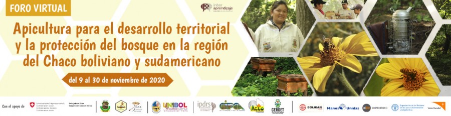 Foro Virtual : Apicultura para el desarrollo territorial y la protecci&oacute;n del bosque en la regi&oacute;n del Chaco Boliviano y Sudamericano