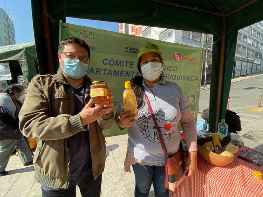 AAPIMMACH, particip&oacute; de la 5ta feria Nacional de productores ecol&oacute;gicos con SPG de Bolivia